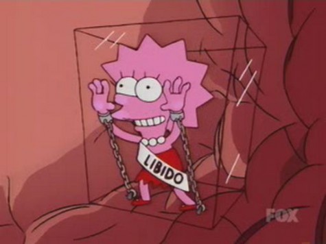 Lisa Simpson's libido, one of her internal voices, along with jealousy, honesty, and conscience. From the episode 